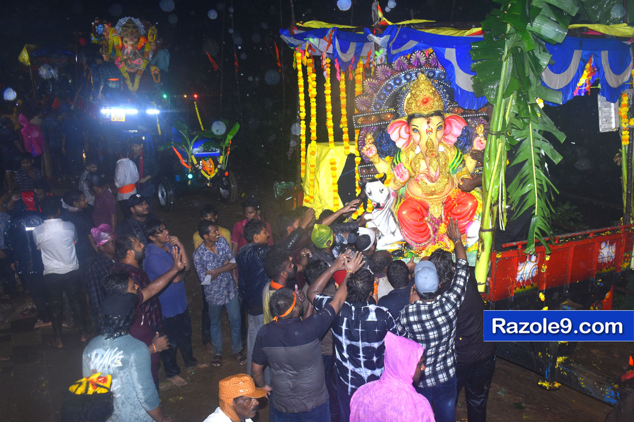 Razole Taluka Ganesh Nimajjanam